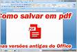 Adquirir versões antigas do Office